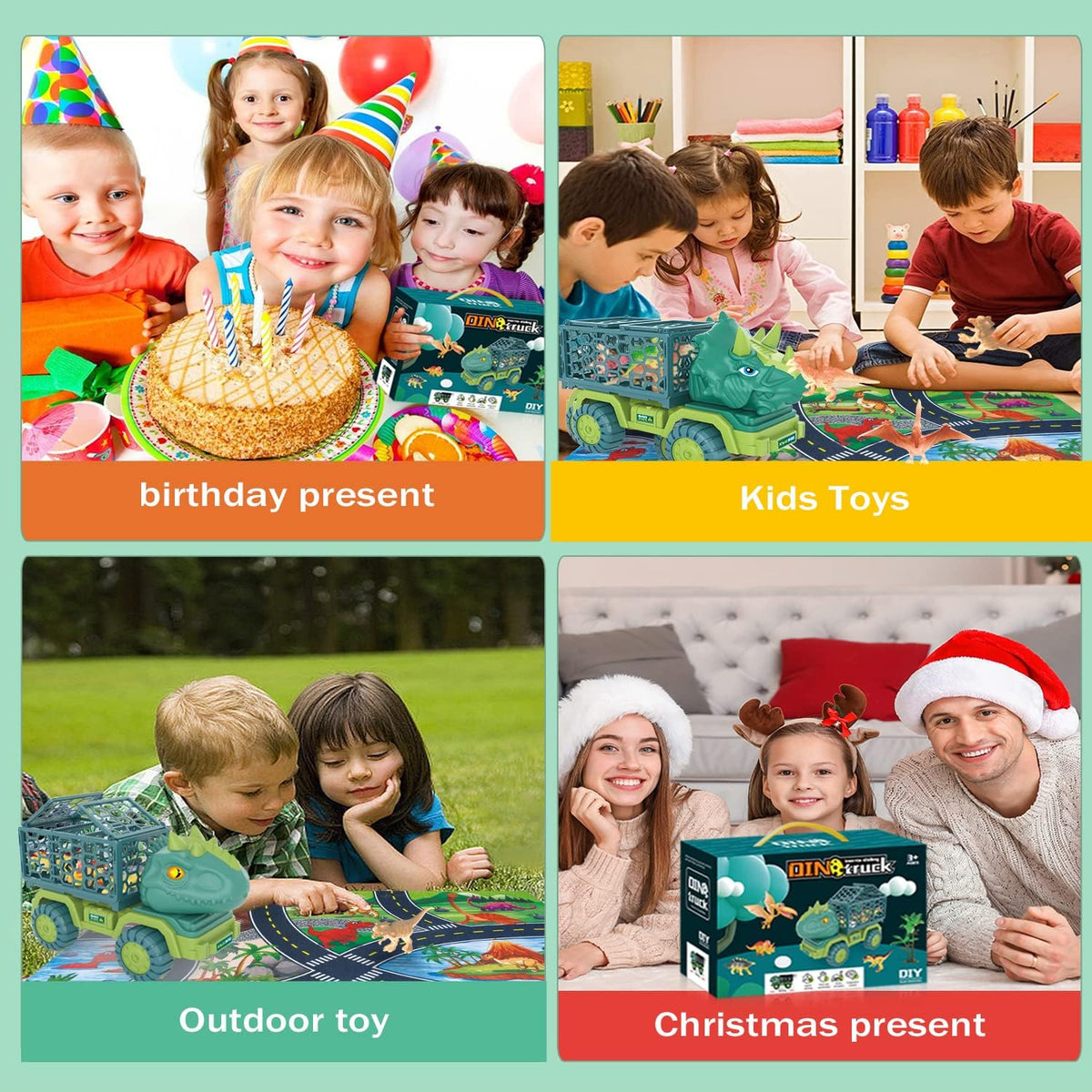 JKGIFTS Dinosaur Lastbil Legetøjssæt 8803B