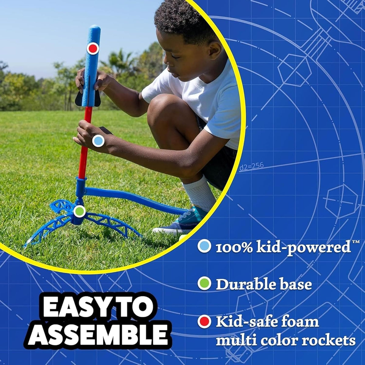 Stomp Rocket Jr Raketafskyder Børnesæt 20006