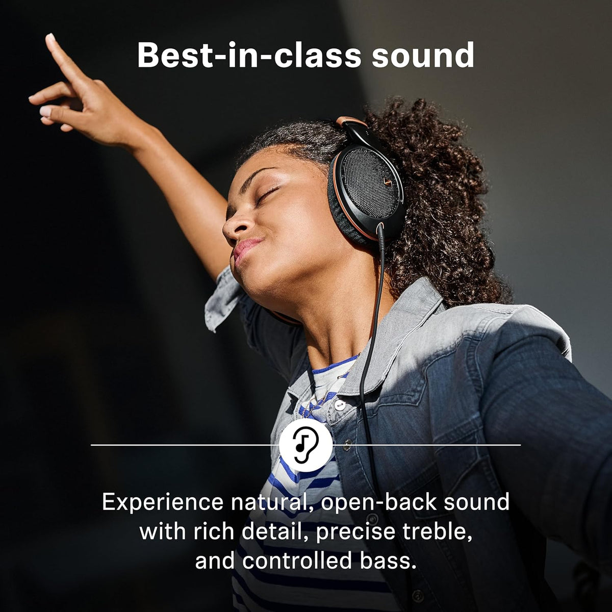 Sennheiser HD 505 Kablede Over-Ear Hovedtelefoner HD 505
