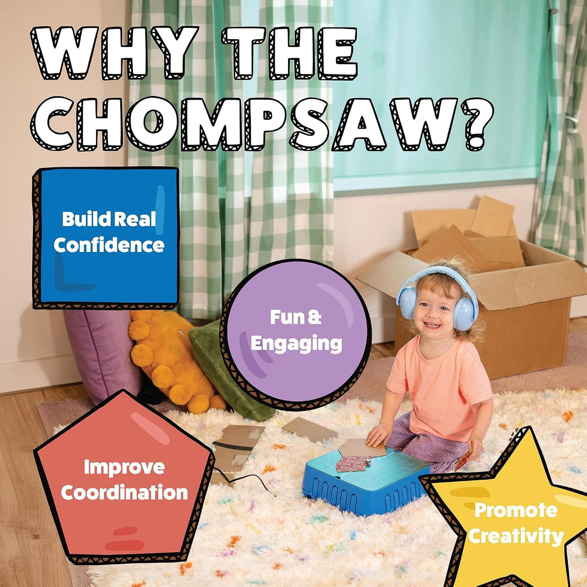Chompshop ChompSaw Papskærer Børneværktøj SAW-001