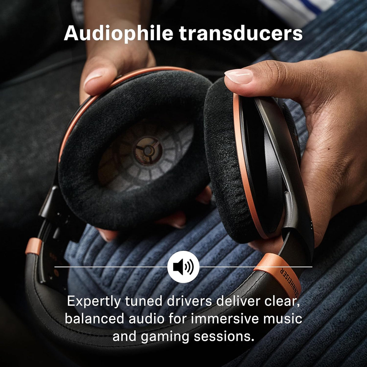 Sennheiser HD 505 Kablede Over-Ear Hovedtelefoner HD 505