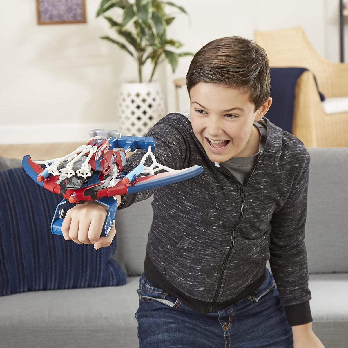 Marvel Spider-Man Web Shots Spiderbolt NERF Blaster