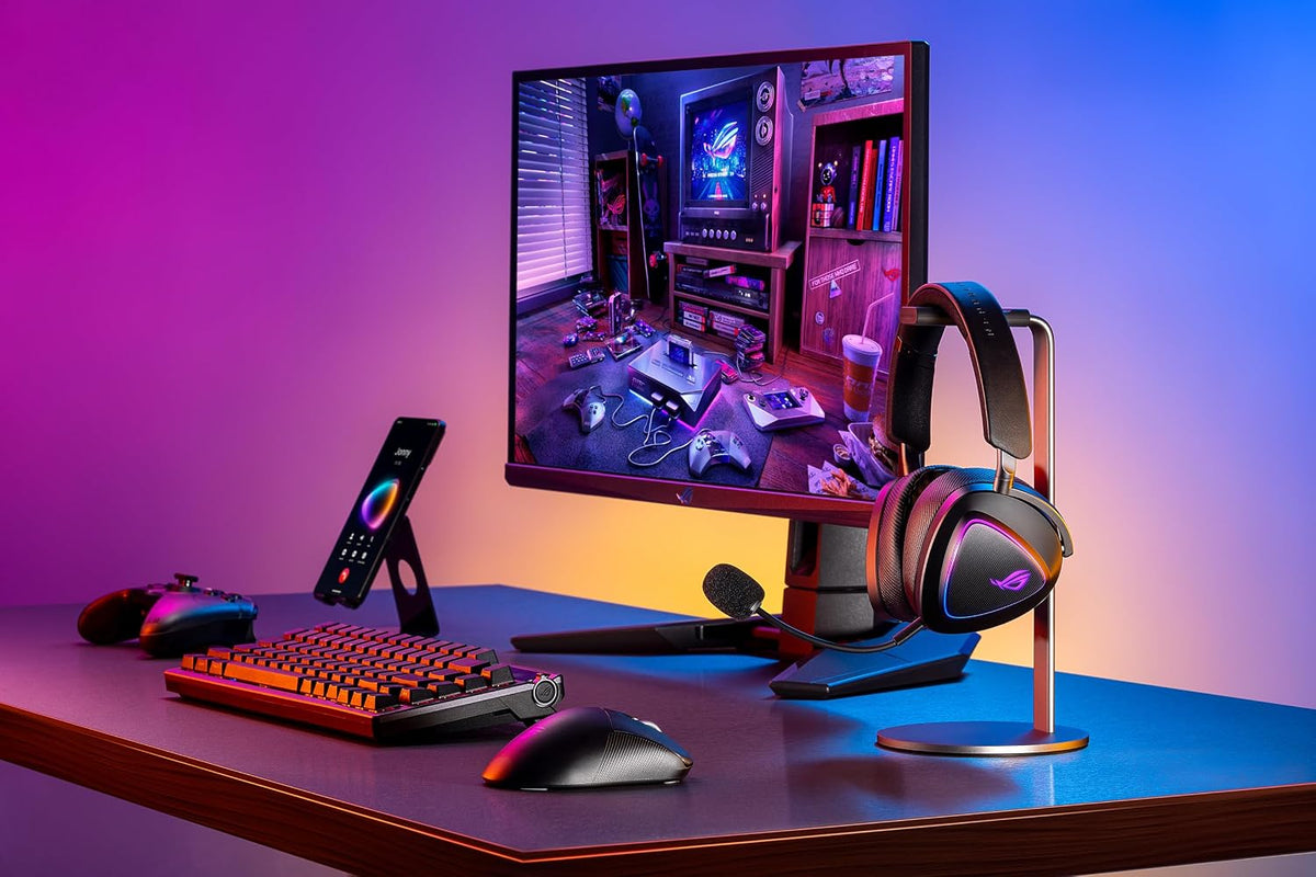 ASUS ROG Delta II Trådløse Over-Ear Gaming Headset A701 ROG DELTA II/BLK
