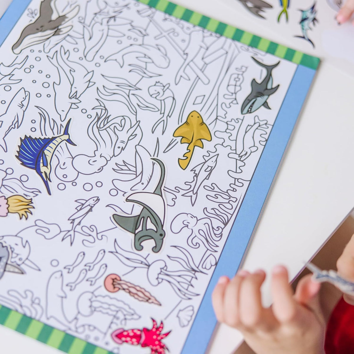 Melissa & Doug Find & Sæt Klistermærkebog Dyr 30152