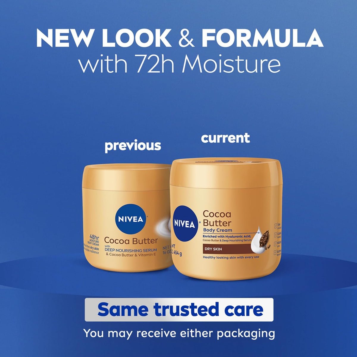 NIVEA Cocoa Butter Body Cream Kropscreme 473ml 072140021399