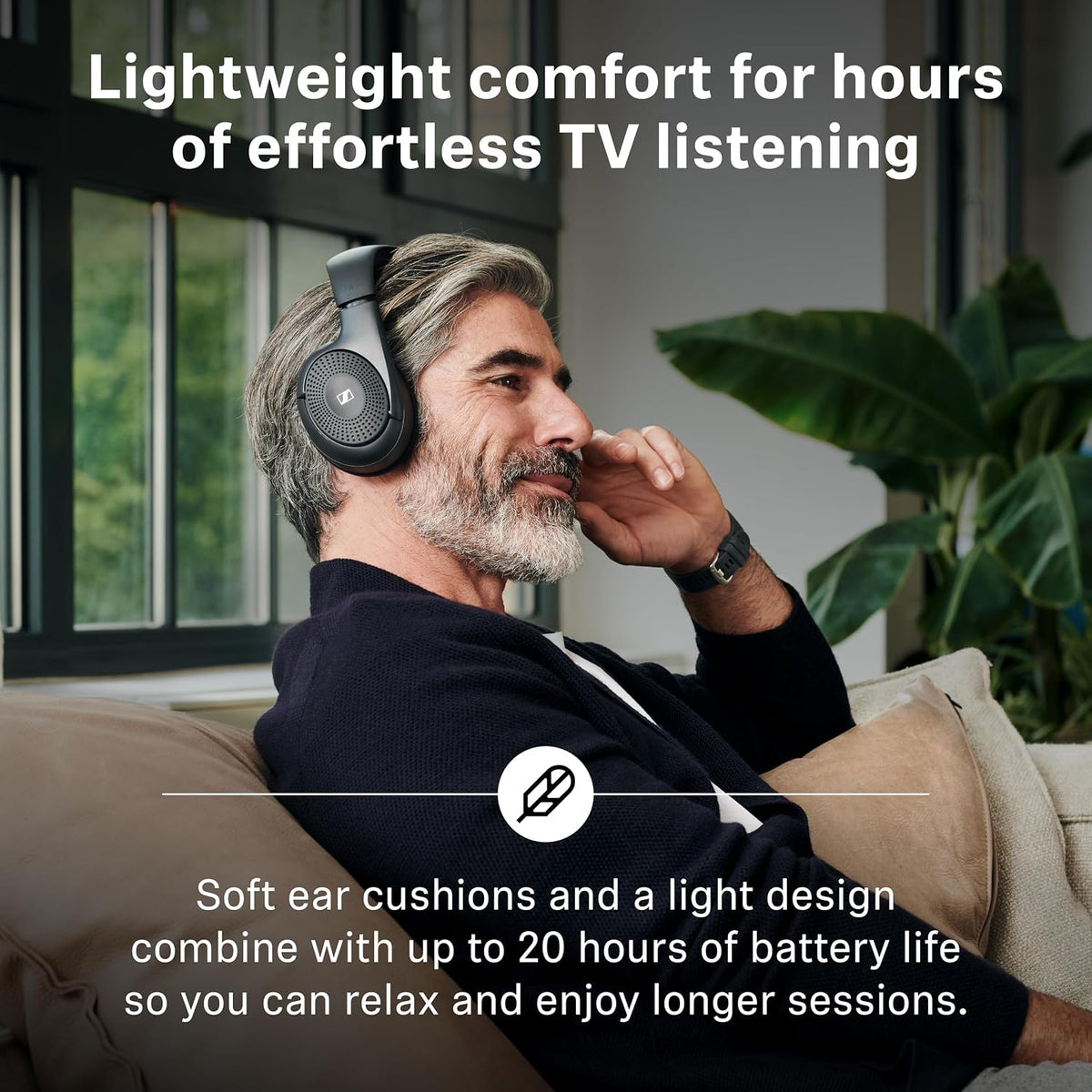 Sennheiser Trådløse On-Ear Høretelefoner RS 120-W 700171
