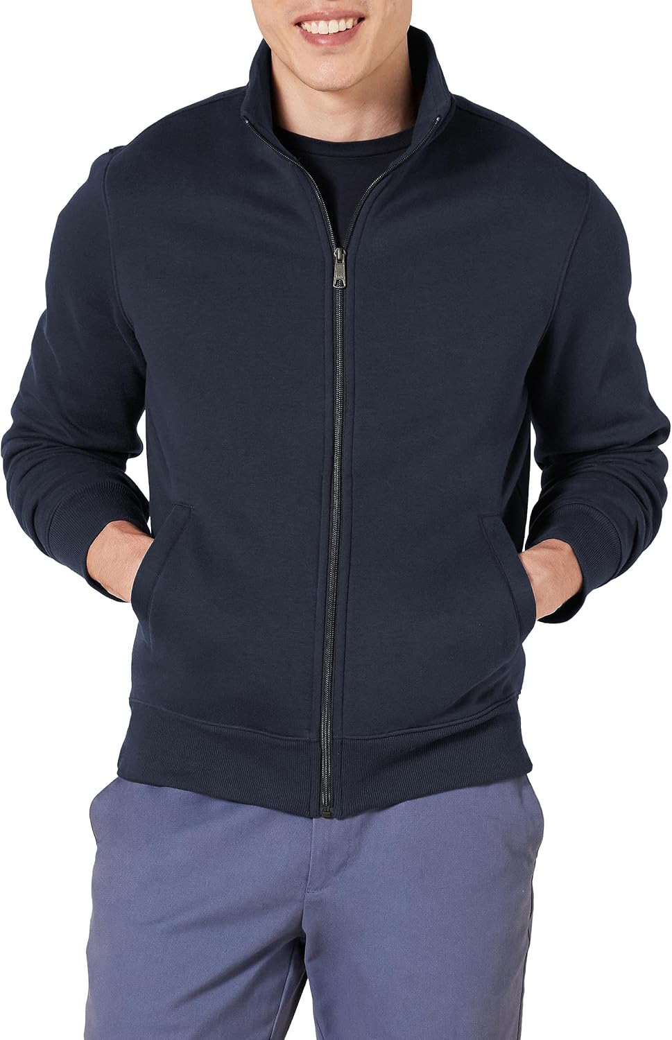 Amazon Essentials Herre Sweatshirt Full-Zip Fleece Mock Neck AE1897988