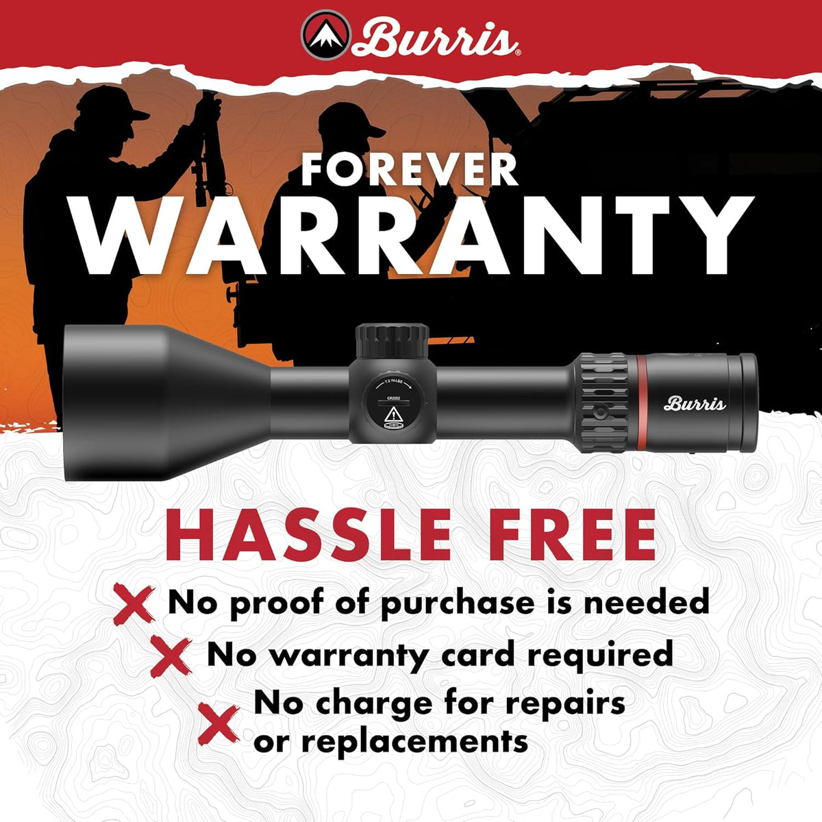 Burris Kikkertsigte Fullfield 3-12x56mm 30mm Tube 201540