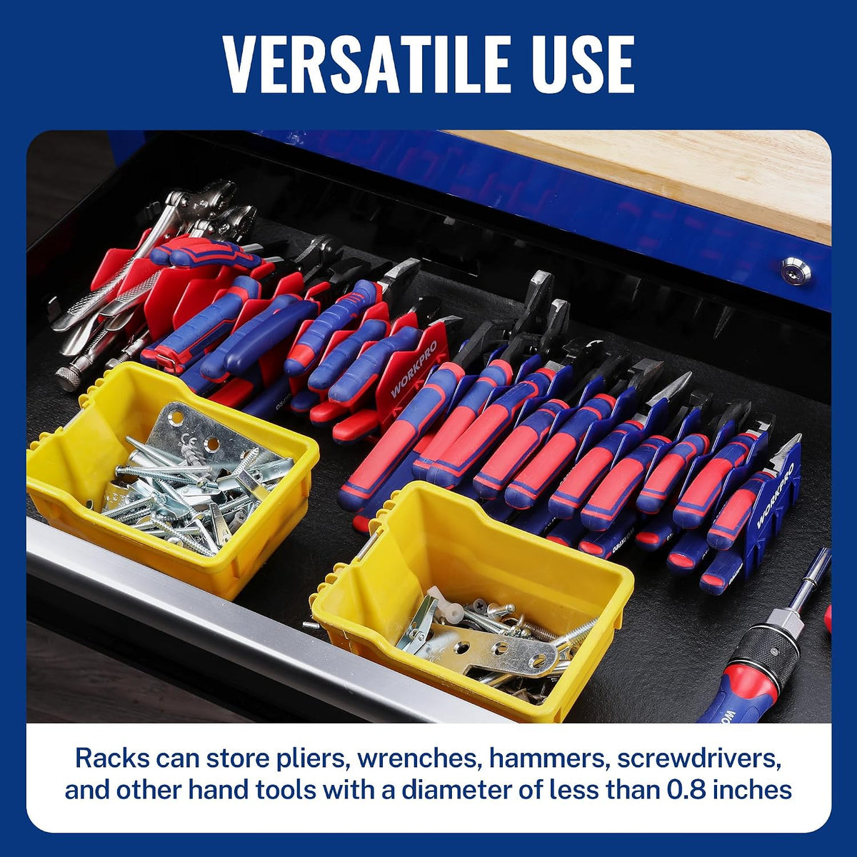 WORKPRO Tangholder 2-Pak 20-Slots Værktøjsorganisator W004732