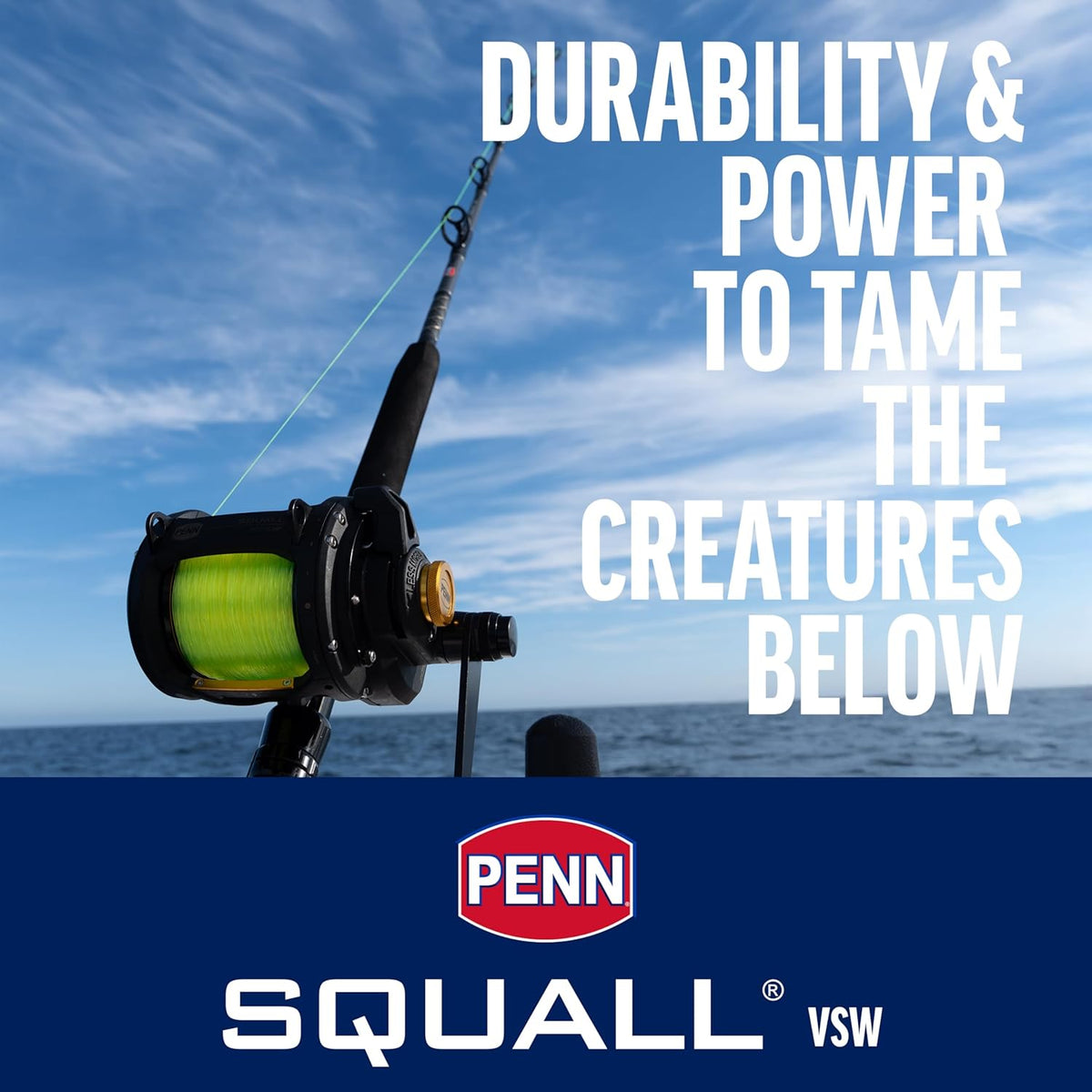 PENN Squall II Lever Drag 2-Speed Fiskehjul 1292938
