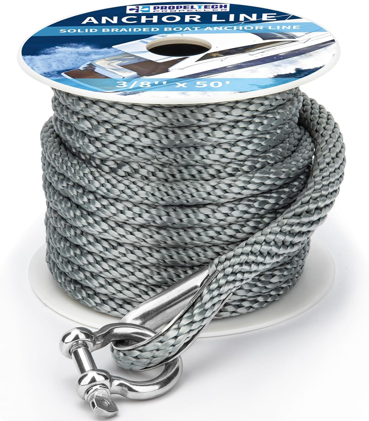 PropelTech Massiv Flettet Ankerline 10 mm x 15,2 m