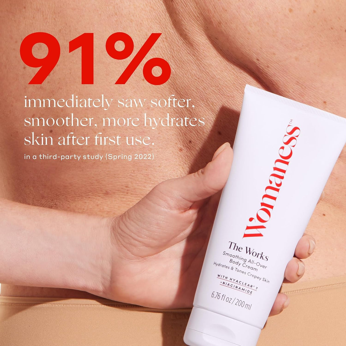 Womaness The Works All-Over Toning Kropscreme 200ml