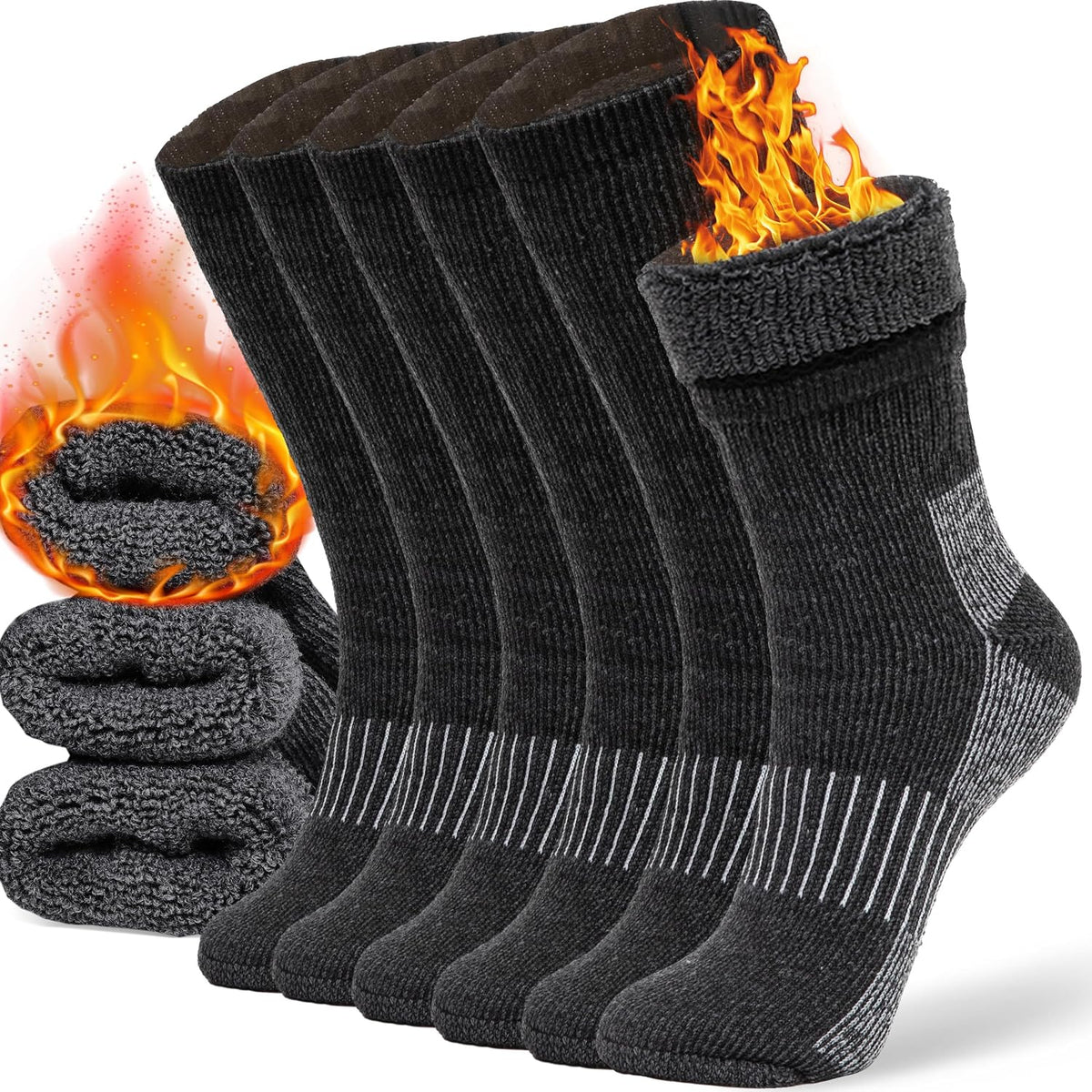 COZIA Unisex Uldsokker Vinter Varm Winter Socks