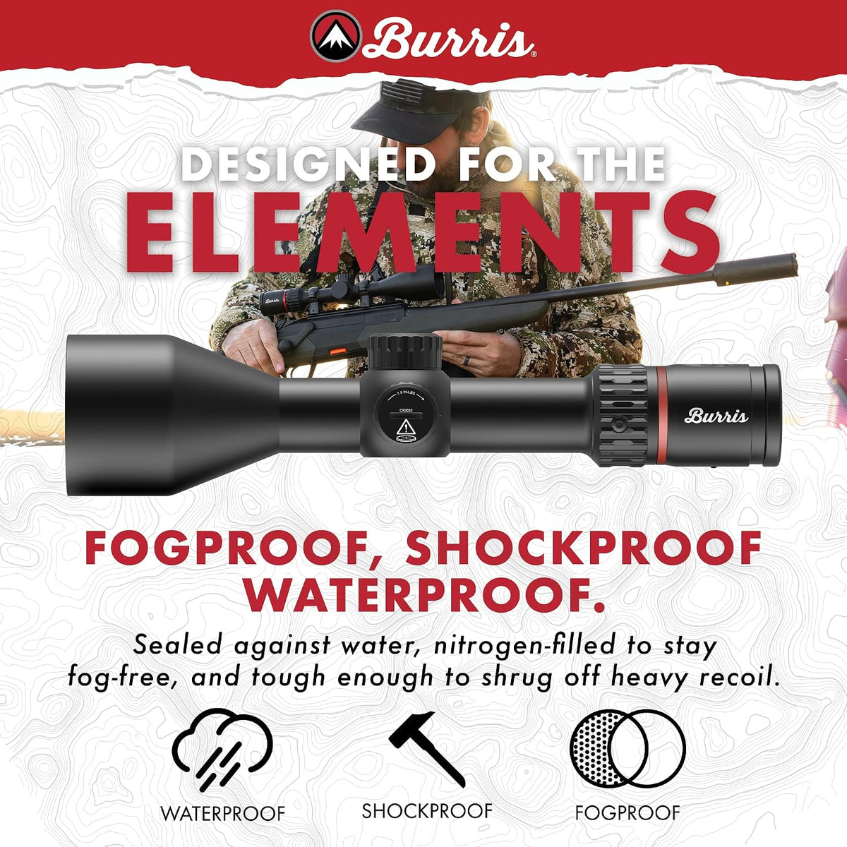 Burris Kikkertsigte Fullfield 3-12x56mm 30mm Tube 201540