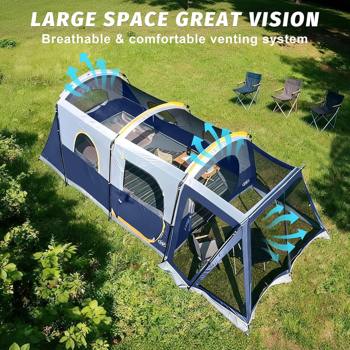 UNP Camping Telt 8 Personer UNP-209080
