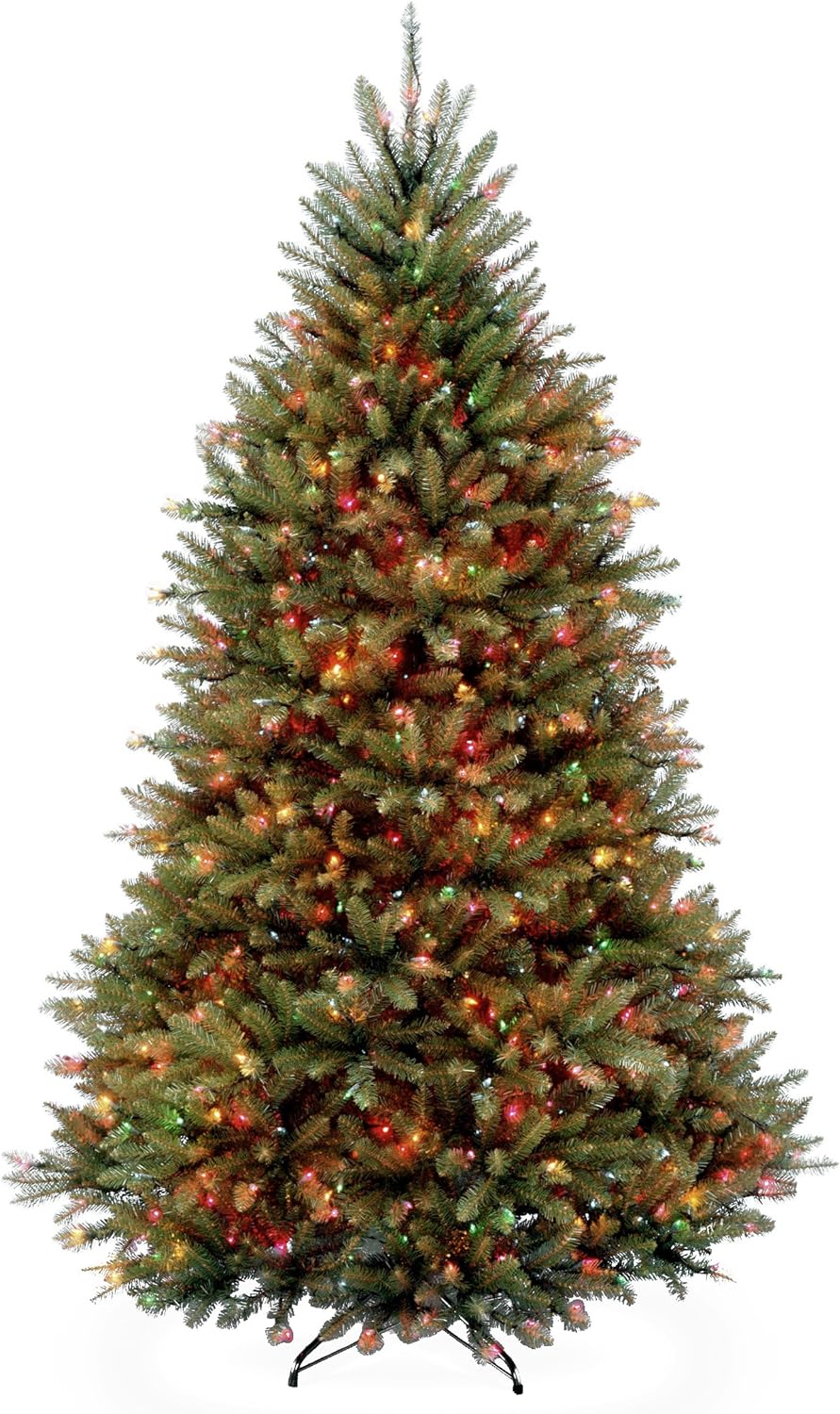 National Tree Company Dunhill Fir Kunstigt Juletræ Med Lys