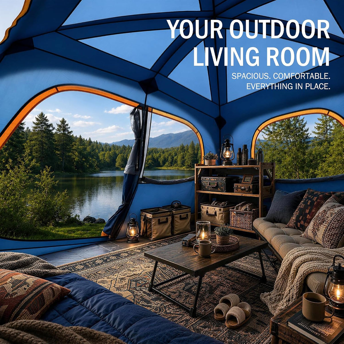 BravArrk Camping Telt 6 Personer BK01010108