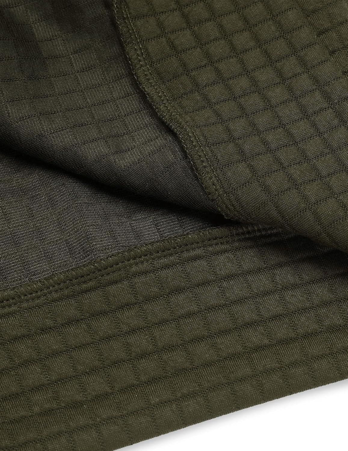 COOFANDY Herre Hættetrøje Pullover Vaffelstrik Casual