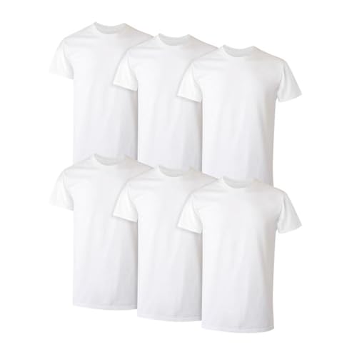 Hanes Herre Undertrøje Crew Neck Kortærmet 2135P6