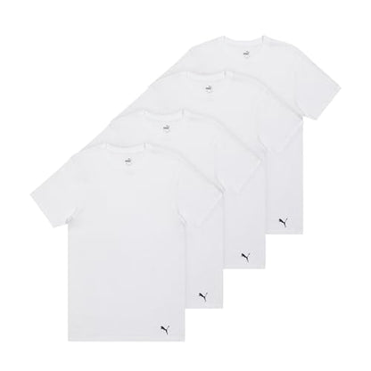 PUMA Herre T-shirt 4-Pak Crewneck Kortærmet PCOREM237688