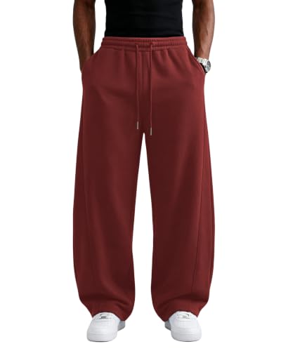 Wangdo Herre Joggingbukser Baggy Wide Leg
