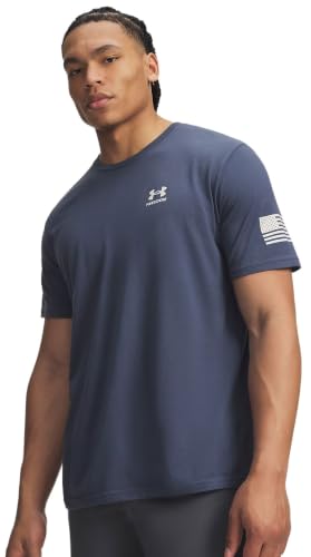 Under Armour Herre T-shirt Freedom Flag Kortærmet 6004096