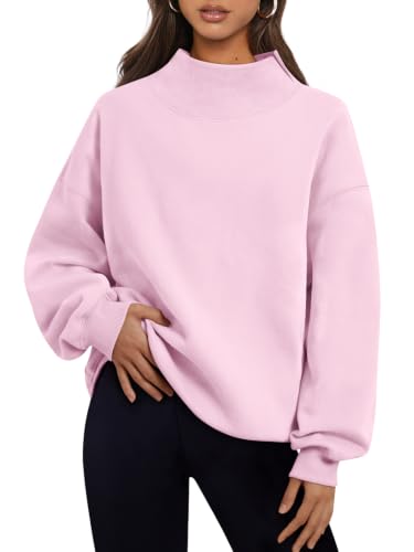 Trendy Queen Mock Neck Sweatshirt til Kvinder