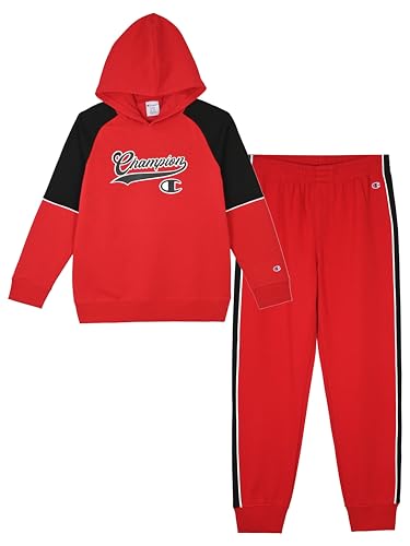 Champion Drenge Joggersæt Fleece Hættetrøje og Sweatpants BCMPJOGSET2PC