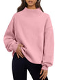 Trendy Queen Mock Neck Sweatshirt til Kvinder