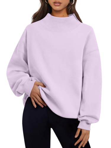 Trendy Queen Mock Neck Sweatshirt til Kvinder