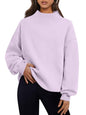 Trendy Queen Mock Neck Sweatshirt til Kvinder
