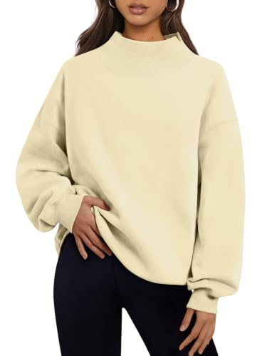 Trendy Queen Mock Neck Sweatshirt til Kvinder