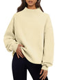 Trendy Queen Mock Neck Sweatshirt til Kvinder