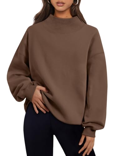 Trendy Queen Mock Neck Sweatshirt til Kvinder