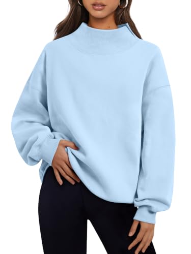 Trendy Queen Mock Neck Sweatshirt til Kvinder
