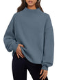 Trendy Queen Mock Neck Sweatshirt til Kvinder