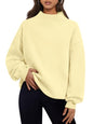 Trendy Queen Mock Neck Sweatshirt til Kvinder