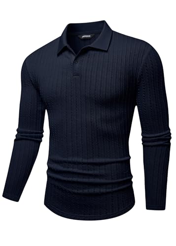 Herre Poloshirt Kortærmet Tekstureret Casual