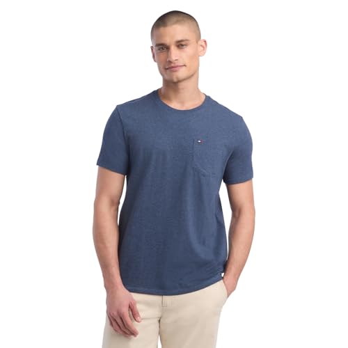 Tommy Hilfiger Herre T-shirt Essential Bomuld Brystlomme Kortærmet