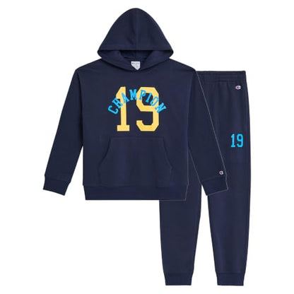 Champion Drenge Joggersæt Fleece Hættetrøje og Sweatpants BCMPJOGSET2PC