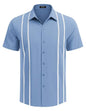 COOFANDY Herre Skjorte Cubansk Guayabera Kortærmet Ztj009248