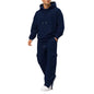 Herre Træningssæt Pullover Hættetrøje Cargo Sweatpants 2-Delt