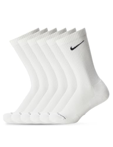 Nike Unisex Strømper Everyday Elevated Crew 6-Pak