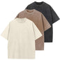 Herre T-shirt Oversized Bomuld Casual Kortærmet