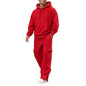 Herre Træningssæt Pullover Hættetrøje Cargo Sweatpants 2-Delt