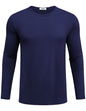 COOFANDY Herre T-shirt Langærmet Rund Hals Ztj010834*