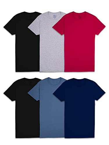 Fruit of the Loom Herre Undertrøje Crew Neck Kortærmet 6P2828