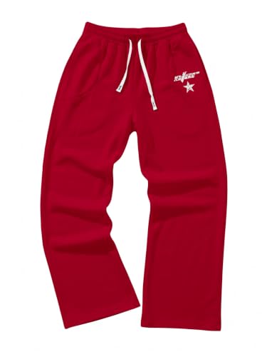 SOLY HUX Herre Træningsbukser Y2K Baggy Casual