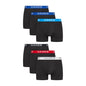 Hanes Herre Boksershorts Stretch Cotton 6-Pak ST2BB6