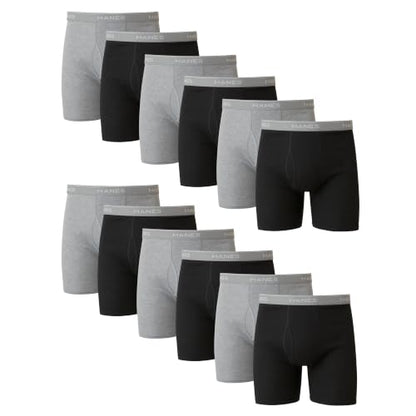 Hanes Herre Underbukser Boxer Briefs Bomuld 734Q12